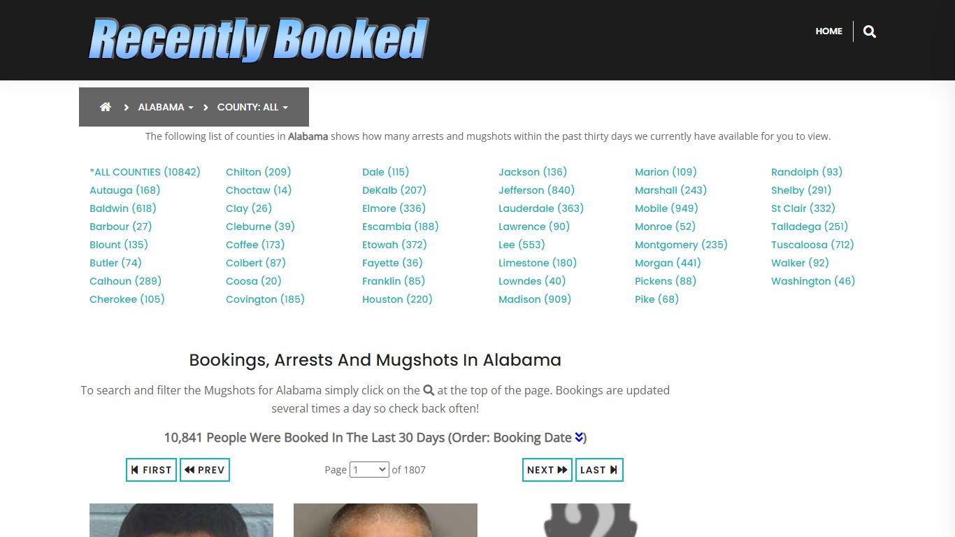 Bookings, Arrests and Mugshots in St Clair County, Alabama